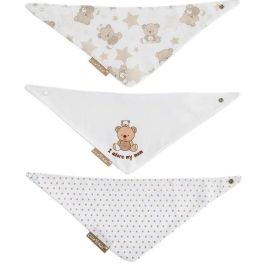 Creaciones Llopis Bandana Ositos Set de 3 Poliéster 42 x 16 cm