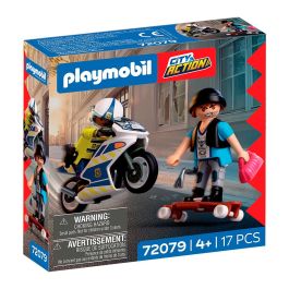 Playmobil Set de Juego Persecución en Moto City Action 72079 con Policía y Ladrón - Figura de Acción en Español Precio: 17.9927. SKU: B1GGDP3FL6