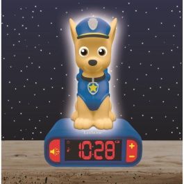 Lexibook Rl800Pa Reloj Despertador infantil Patrulla Canina Chase. Luz nocturna y alarma con sonidos de Patrulla Canina +3 años