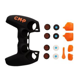 Kit Funda Silicona FR-TEC Control MOD PRO para Mando PS5/ Negro