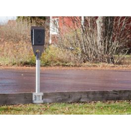 Next Green Soporte para poste y fachada 60-108 mm para instalación de cargadores