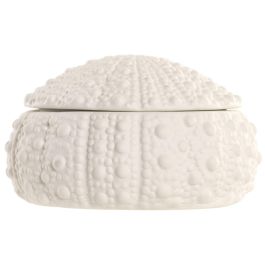 DKD Home Decor Hangzhou design 26a Joyero Mediterraneo Blanco Gres 19 x 10.5 x 19 cm