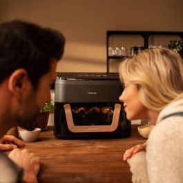 Cecotec Freidora de Aire 11L 2900W Cecofry&Grill Smokin' 11000 acero inoxidable negro