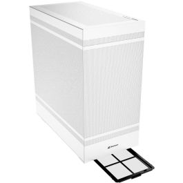 Sharkoon Rebel C50 ATX Full Tower PC Blanco Soporta ATX, micro ATX, Mini-ITX Metal con Filtro Anti-polvo y Gestión de Cables 16.8cm CPU