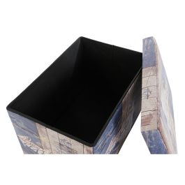 Caja Plegable Mediterraneo DKD Home Decor Multicolor 40 x 40 x 59 cm (2 Unidades)