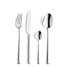 Amefa Set 12 Cucharas Moka Metropole Acero Inoxidable Brillo 11,5 cm-2,5 mm Apto Lavavajillas