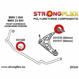 StrongFlex STF036238B Kit De Casquillos De Suspensión Total Alta Flexibilidad Resistencia Carga Dinámica Abrasion Temperatura Aceites Ácidos.