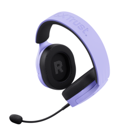 Trust GXT491P Fayzo Auriculares Gaming Inalámbricos Dual (USB 2.4 GHz/Bluetooth) 7.1 Virtual Púrpura, 22h Batería