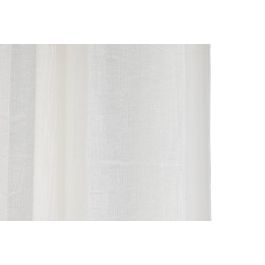 Cortina Basicos DKD Home Decor Blanco 270 x 140 cm (2 Unidades)