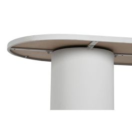 DKD Home Decor Consola Moderna de Metal y MDF Beige Natural 150x45x77 cm Desmontable – Estilo Rugoso