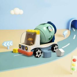 TOP BRIGHT TOP4260771791033 Vehículo de Construcción Clasificador de Formas y Colores con Tambor Mezclador de Hormigón 360º