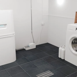 SFA 3308815081410 Bomba Elevadora de Condensados Sanicondens Best Flat para Calderas de Suelo - 45 dBA - Neutralización