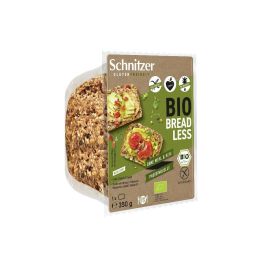SCHNITZER Pan Bread Less 350g sin levadura ni harina, sin gluten, con semillas, rico en fibra, fuente de Omega 3 y proteína, vegano Precio: 5.50000048. SKU: B12Q2F9JJ9
