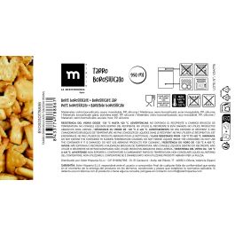 La Mediterranea Tarro Borosilicato con Tapa de Acero Inoxidable 950 ml 10.8x10.8x16 cm