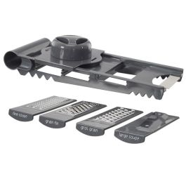 Cook Concept Rallador Mandolina 5 En 1 Con 5 Lamas Intercambiables Ideal Para Rebañar Y Rallar