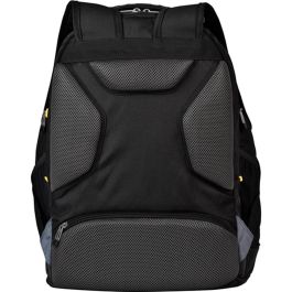 Targus Mochila Portátil Drifter II 16'' Acolchada, Soporte Lumbar, Múltiples Bolsillos y Base Resistente, Negra/Gris