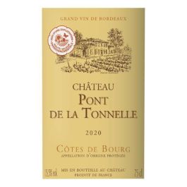 Château Pont de la Tonelle 2019 Côtes de Bourg - Vino tinto de Burdeos Château Pont de la Tonelle 2019 Côtes de Bourg - Vino tinto de Burdeos