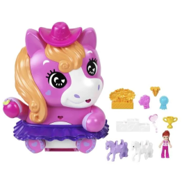 Polly Pocket MATJCR39 Caja de Rodeo de Pony