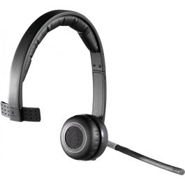 Logitech H820e Auriculares Inalámbricos Mono para Oficina/Centro de Llamadas Diadema con Micrófono Negro