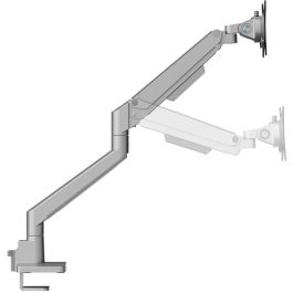 Neomounts DS70-250SL2 Soporte de Mesa para 2 Monitores 17-32" con Resorte de Gas 9kg Plata Ajustable Pinza/Atornillado