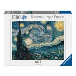 Ravensburger RAV1738301840979 Rompecabezas 1500 piezas, Vincent Van Gogh: La noche estrellada (80 x 60 cm) Ravensburger RAV1738301840979 Rompecabezas 1500 piezas, Vincent Van Gogh: La noche estrellada (80 x 60 cm) Precio: 34.50000037. SKU: B15LET3XLC