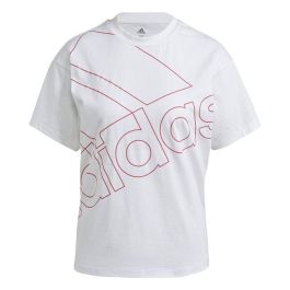 Camiseta de Manga Corta Hombre Adidas Giant Logo Blanco M