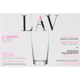 Set de 6 Vasos para Cerveza 575 cc - LAV (4 Cajas) Set de 6 Vasos para Cerveza 575 cc - LAV (4 Cajas)