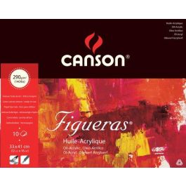 Bloc De Dibujo Canson Figueras Oleo Encolado Grano Lienzo 330 X 410 Mm 290G 10H (Set de 5) Precio: 84.89. SKU: B1GBSAHPLG