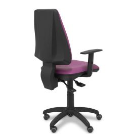 PIQUERAS Y CRESPO Silla Elche asincro similpiel morado con brazo regulable y ruedas de parque PIQUERAS Y CRESPO Silla Elche asincro similpiel morado con brazo regulable y ruedas de parque