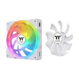 Thermaltake SWAFAN EX12 ARGB Ventilador PC Blanco TT Premium Edition Pack 3 Unidades 120mm