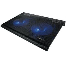Trust 20104 Soporte Refrigerante Portátil hasta 17.3" con 2 Ventiladores Iluminados Azul, Base Metálica, Puerto USB Precio: 37.50000056. SKU: S7800472