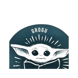 Wondee Alfombrilla Ratón Gel Ergonómica Mandalorian Grogu Star Wars Antideslizante Cómoda Lavable 250x20x230 mm