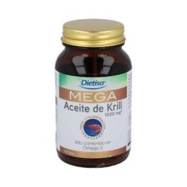DIETISA Omega Mega Krill 60 Cápsulas - Fuente de Omega 3 para el funcionamiento normal del corazón Precio: 34.7900003. SKU: B17BCYLK4M