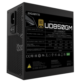 Gigabyte UD850GM unidad de fuente de alimentación 850 W 20+4 pin ATX ATX Negro Gigabyte UD850GM unidad de fuente de alimentación 850 W 20+4 pin ATX ATX Negro