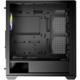 LC-Power LC-811B-ON Gaming Midi Torre PC Negra, ATX/EATX, Metal, Plástico, Vidrio Templado