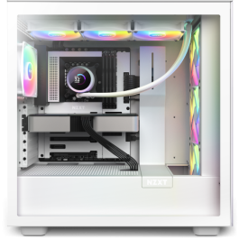 NZXT Kraken 360 RGB RL-KR360-W1 Sistema de refrigeración líquida todo en uno, 3 ventiladores, RGB, 12 cm, Blanco