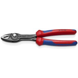 KNIPEX 82 02 200 TwinGrip Alicates universales de agarre frontal bimateria 200mm, Acero Cromo Vanadio Azul/Rojo Precio: 46.78999941. SKU: B1H48X5E2S