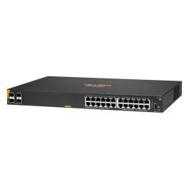 HPE Aruba Networking CX 6100 24G Class4 PoE 4SFP+ 370W Switch Gestionado L3 Gigabit Ethernet Montaje Rack 1U
