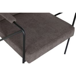 DKD Home Decor Butaca Moderna Desmontable Gris de Poliéster y Metal, Altura Asiento 42 cm, Medidas: 69.5cm Largo x 76cm Alto x 64cm Ancho DKD Home Decor Butaca Moderna Desmontable Gris de Poliéster y Metal, Altura Asiento 42 cm, Medidas: 69.5cm Largo x 76cm Alto x 64cm Ancho