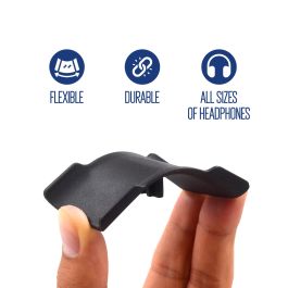 Soporte auriculares Ewent Negro