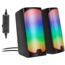 Speedlink Altavoces TONOS RGB Estéreo Inalámbricos Bluetooth USB 6W para PC Negro Precio: 45.50000026. SKU: B14SWN93WB