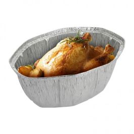 Bandeja Oval Algon para Pollo Entero 25x20x10 cm (24 Unidades) Bandeja Oval Algon para Pollo Entero 25x20x10 cm (24 Unidades)