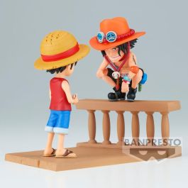 Banpresto Figura Monkey D Luffy & Portgas D Ace World Collectable Log Stories One Piece 8cm
