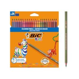 Bic Lápices De Colores Kids Evolution Stripes C-Surtidos Estuche 24 Ud Precio: 4.49999968. SKU: S8401614