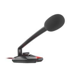 Genesis Radium 200 Micrófono Cardioide USB para PC Gaming & Streaming con LED Rojo, Jack 3.5mm y HUB USB Negro/Rojo Genesis Radium 200 Micrófono Cardioide USB para PC Gaming & Streaming con LED Rojo, Jack 3.5mm y HUB USB Negro/Rojo