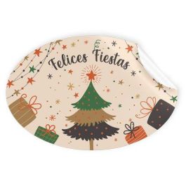 Etiquetas Regalo Adh. Rollo 250 Uds. Ovaladas 60X40 Navidad Felices Fiestas Arbol Precio: 13.50000025. SKU: B1ETB7WY7C