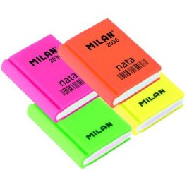 Goma De Borrar Milan 2036 Con Forma De Libro, Colores Surtidos (Ud.) (Set de 36) Precio: 11.49999972. SKU: B1EERAWBVA