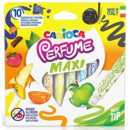 Carioca Rotuladores perfumados doble punta con sellos, punta cónica lavable, aromas naturales - Caja 12 unidades colores surtidos Precio: 5.50000055. SKU: B19KS963D8
