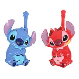 Lexibook AAALJ50551 Walkie-talkies Stitch 3D, Alcance 500m, 2 canales