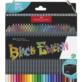 Faber Castell Lápices de Colores Black Edition C-Surtidos Estuche Cartón Con Soporte 100 Ud Mina Superblanda Trazos Vibrantes Precio: 44.5000006. SKU: B1H5CK5VCT